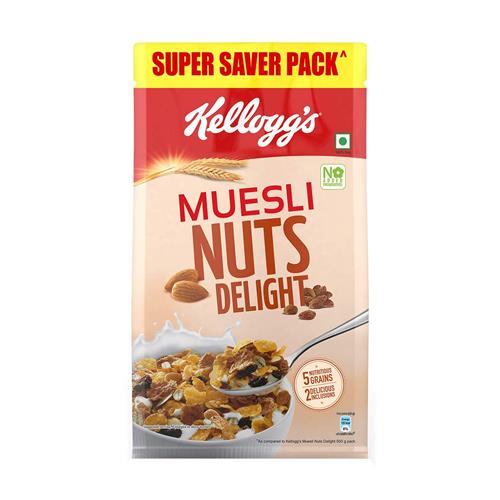 KELLOGGS MUESLI NUTS DELIGHT 750g.